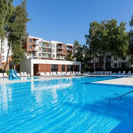 شقة Horyzont Apartamenty-osiedle Polanki, Blisko Morza!!! Prywatny Garaz, Sauna, Basen Zewnetrzny كولوبرزيغ