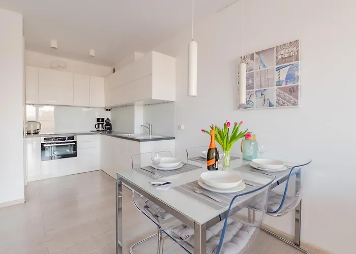 Apartment Horyzont Apartamenty-osiedle Polanki, Blisko Morza!!! Prywatny Garaz, Sauna, Basen Zewnetrzny *